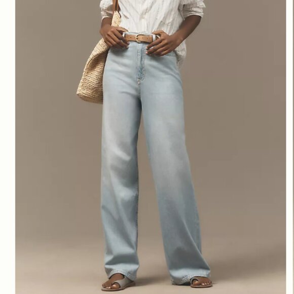 Brand New Pilcro Relaxed High-Rise Wide-Leg Jeans - Picture 4 of 8